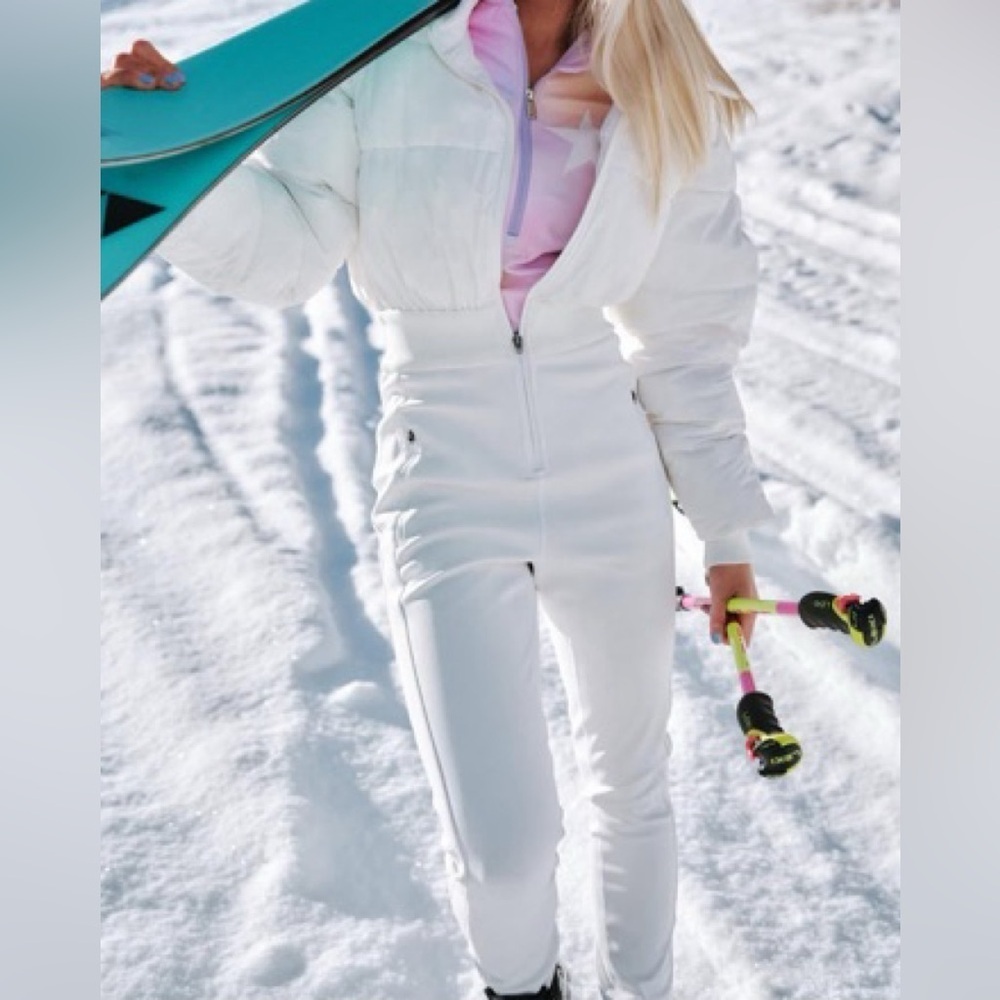 FREE PEOPLE NEW Downhill Diva White Suit XS - Picture 3 of 13
